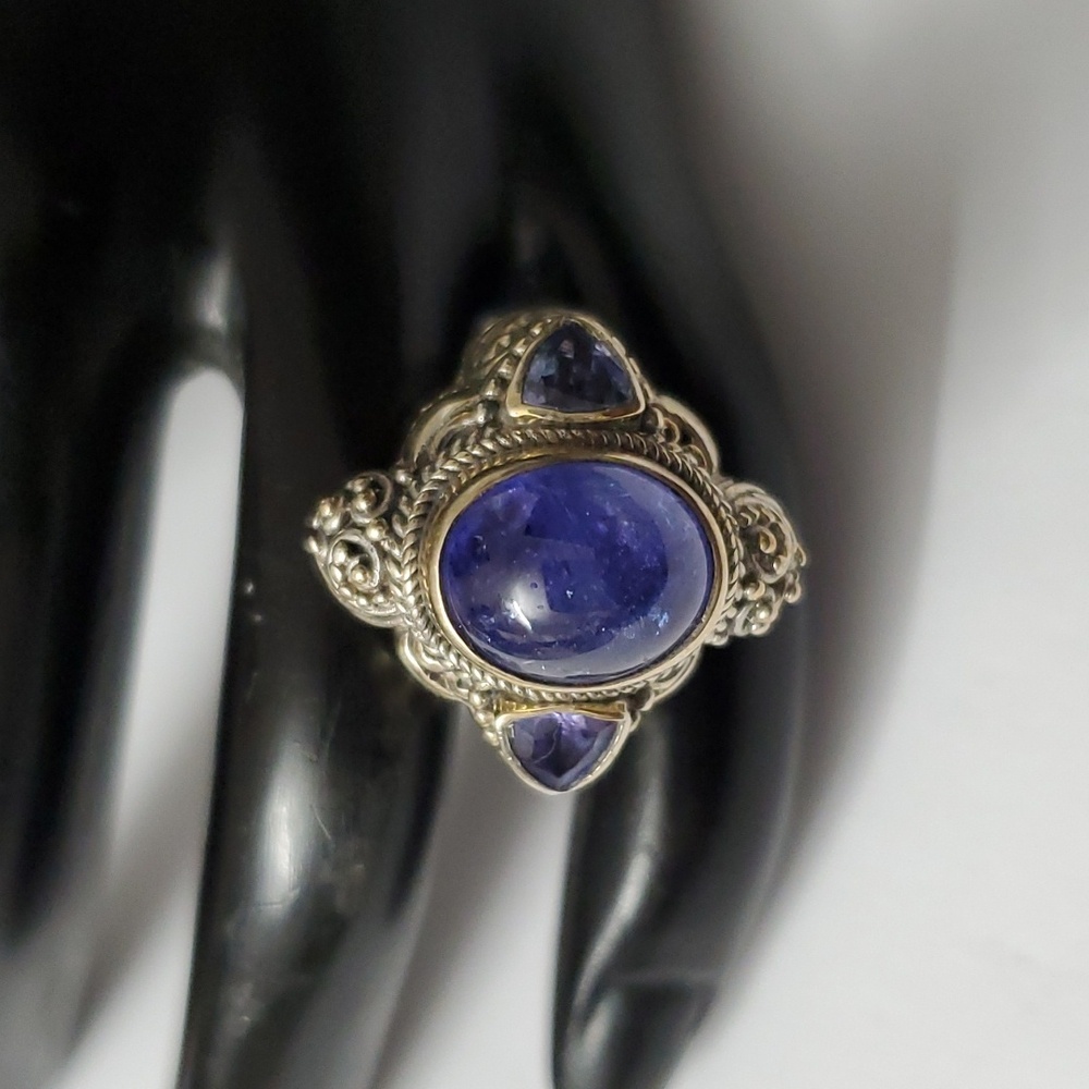 Ultra Rare / Sterling Silver 925 Tanzanite Ring